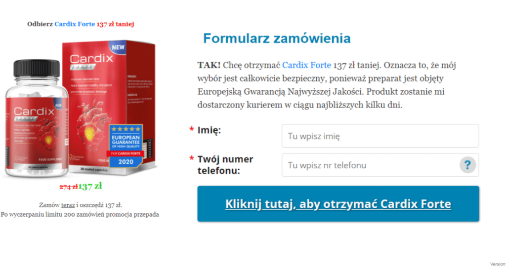 Cardix Forte tabletki