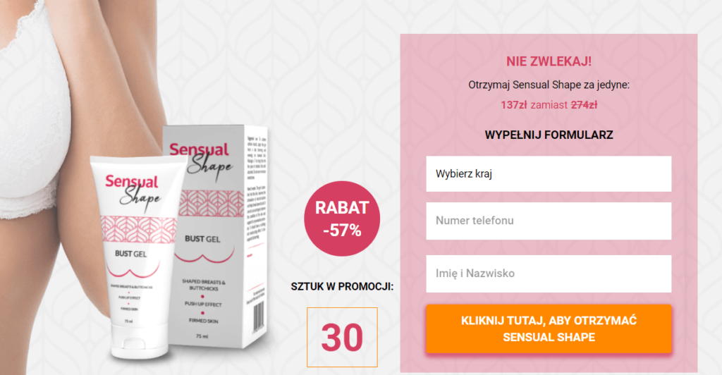 Sensual Shape Składniki