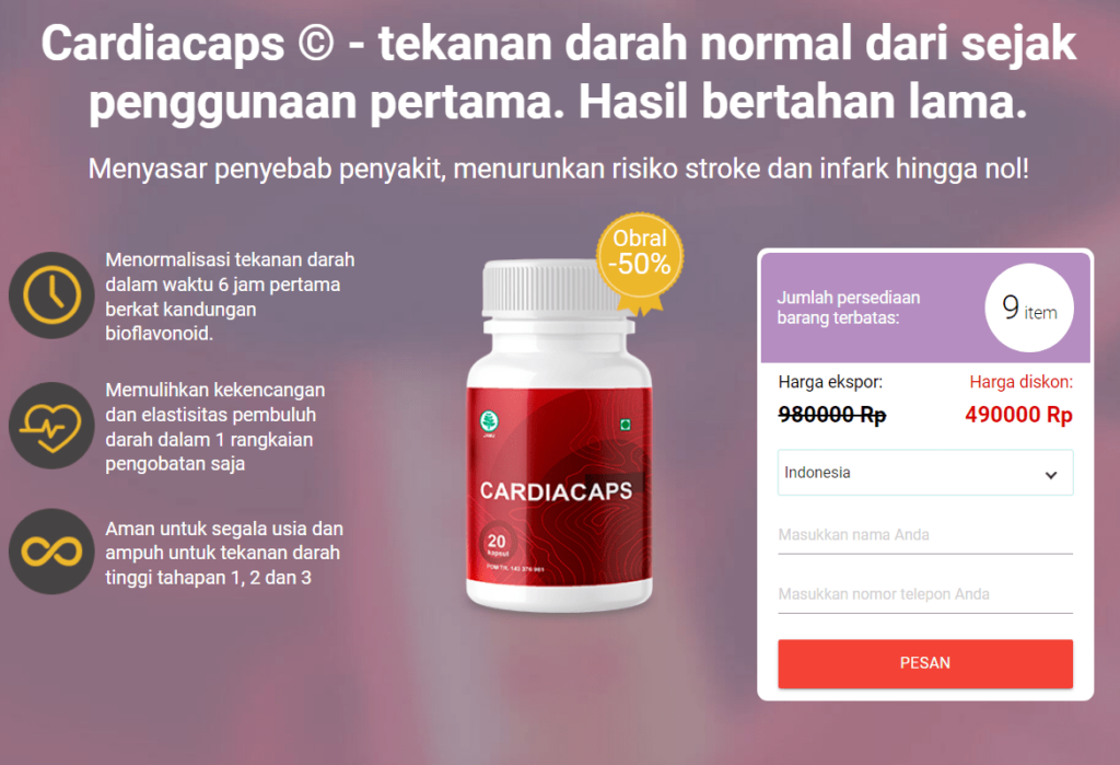 Cardiacaps Harga
