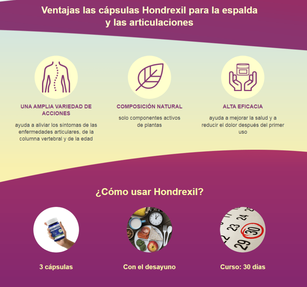 Hondrexil Ingredientes
