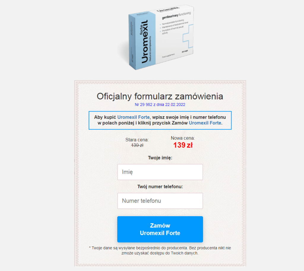 Uromexil Forte Poland
