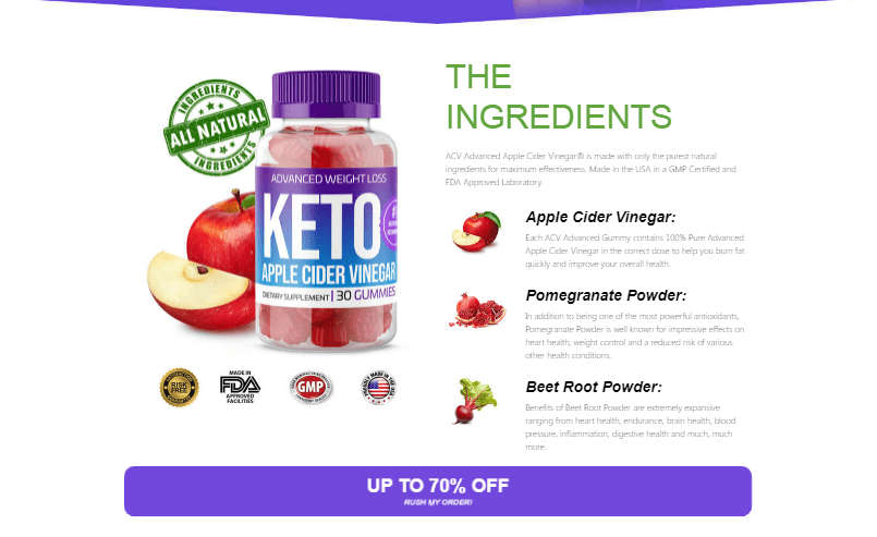 Keto Apple Cider Vinegar Gummies price