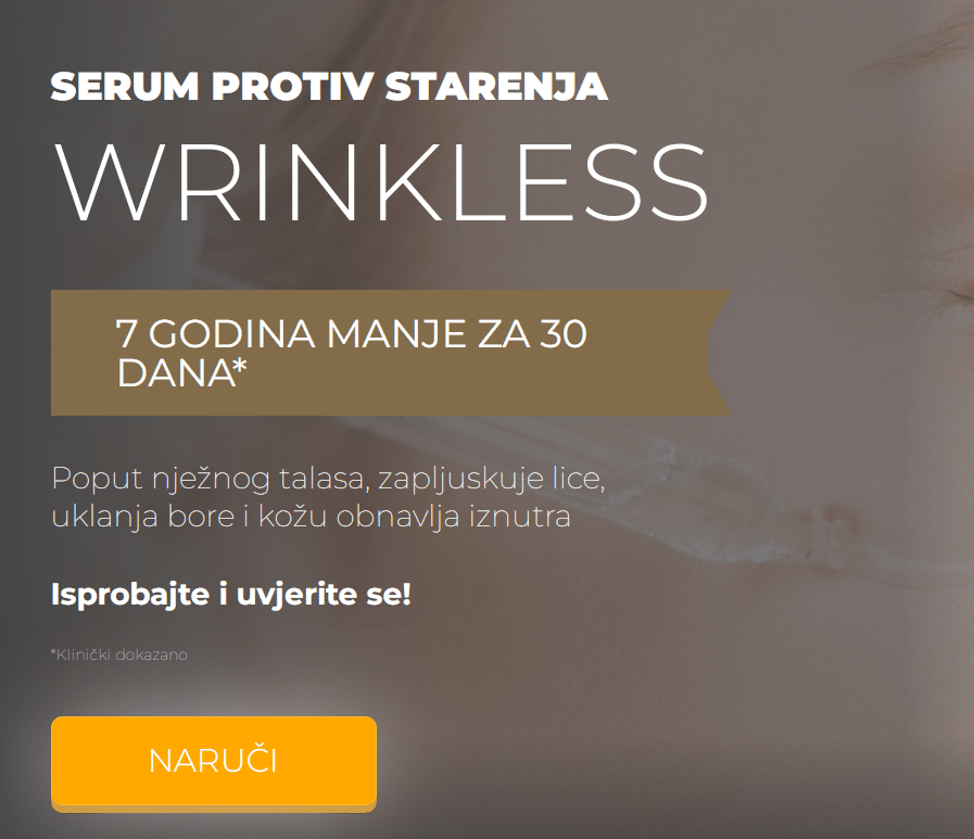 Wrinkless serum cena