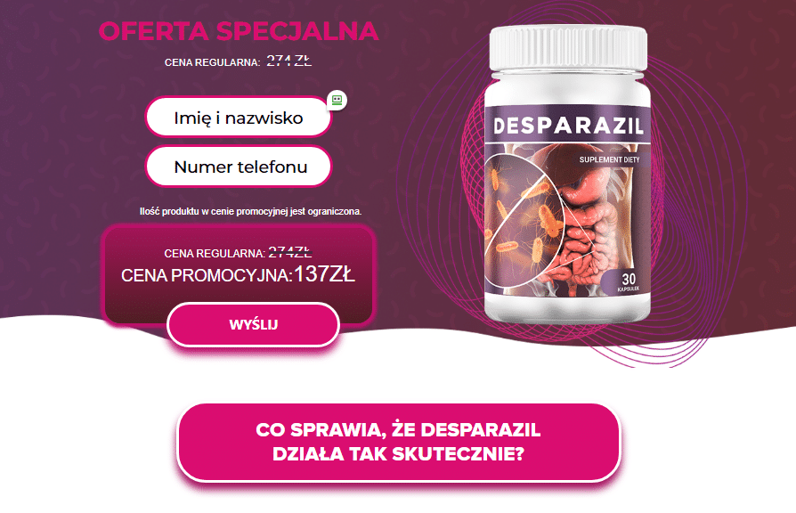 Desparazil kapsuła
