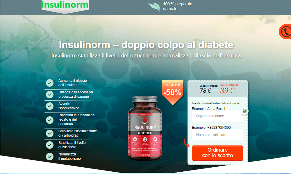 Insulinorm recensioni