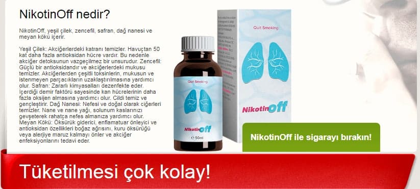 NikotinOff Ä°Ã§indekiler