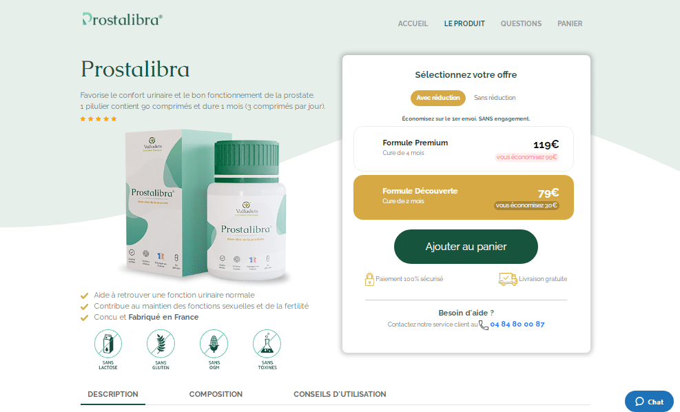 Prostalibra Commentaires