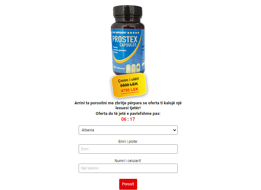 Prostex capsules komente