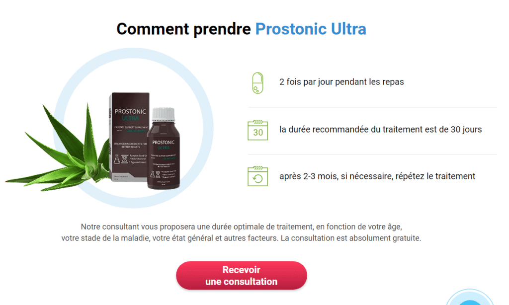 Prostonic Ultra IngrÃ©dients