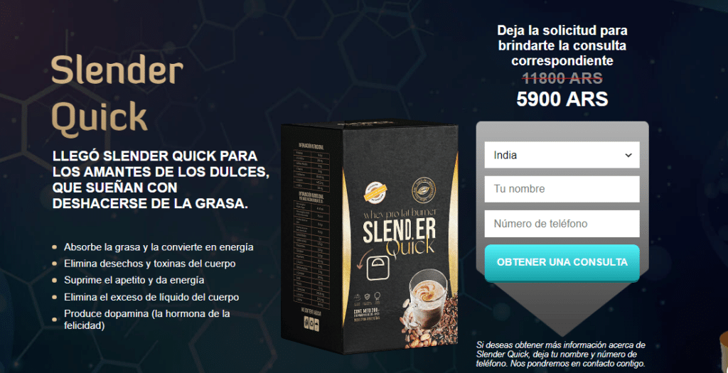 Slender Quick polvo