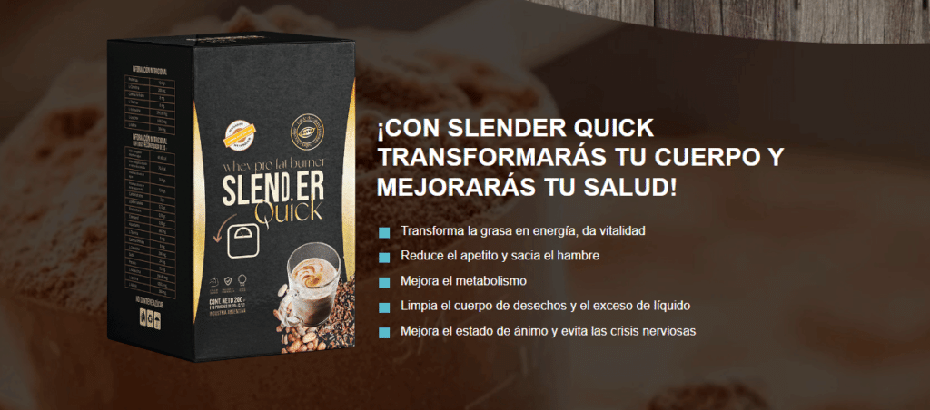 Slender Quick Precio