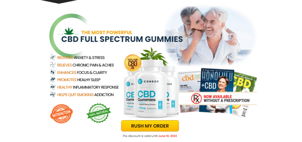 Condor CBD Gummies website