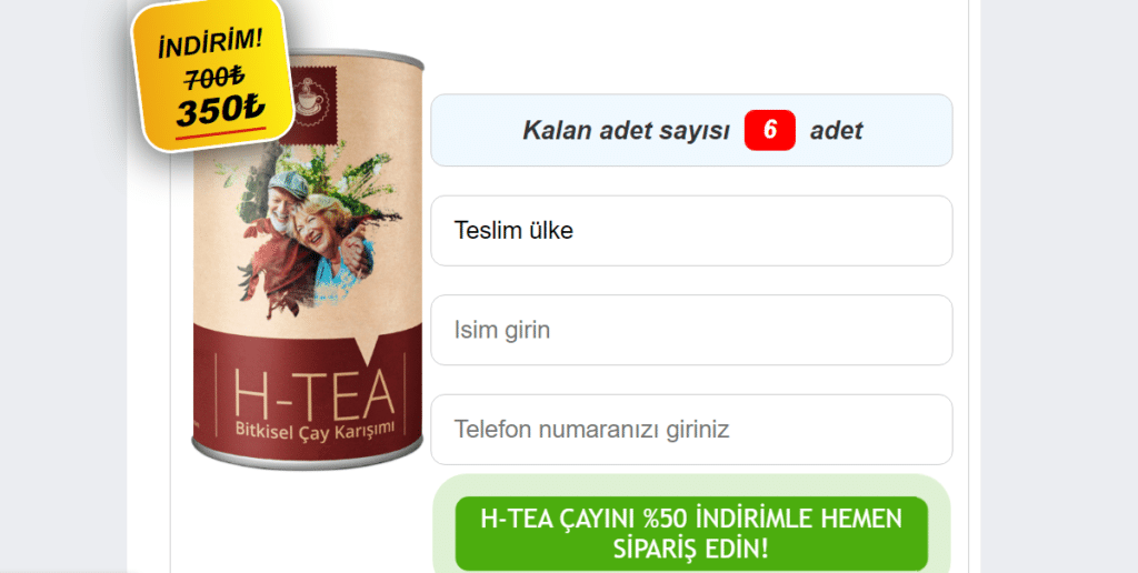 H-Tea Fiyat