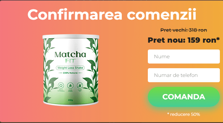 Matcha Fit Beneficii