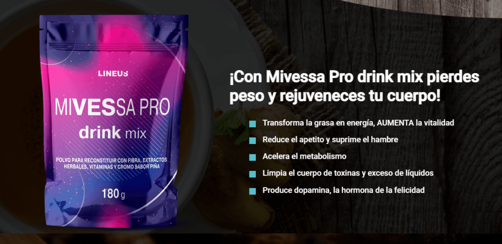Mivessa Pro drink mix Precio