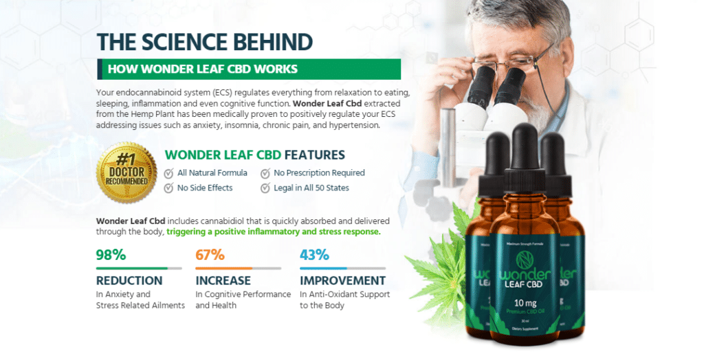 Wonder Leaf CBD OIl ingredients