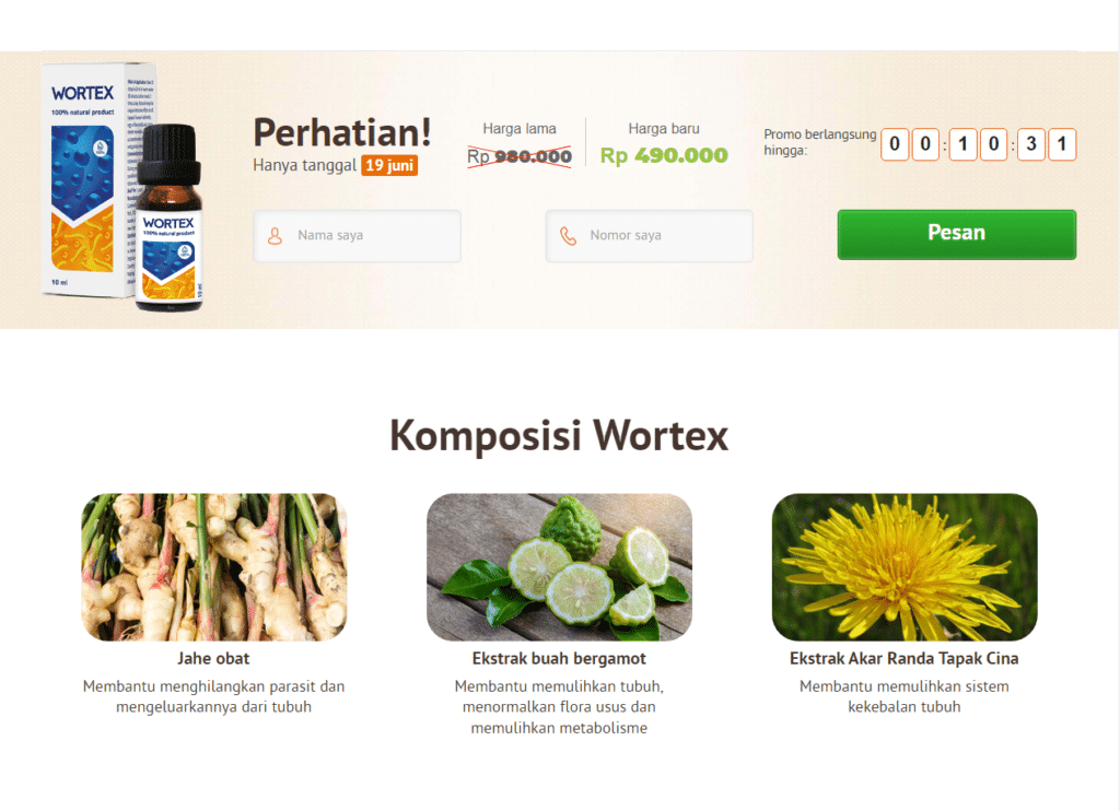 Wortex Manfaat