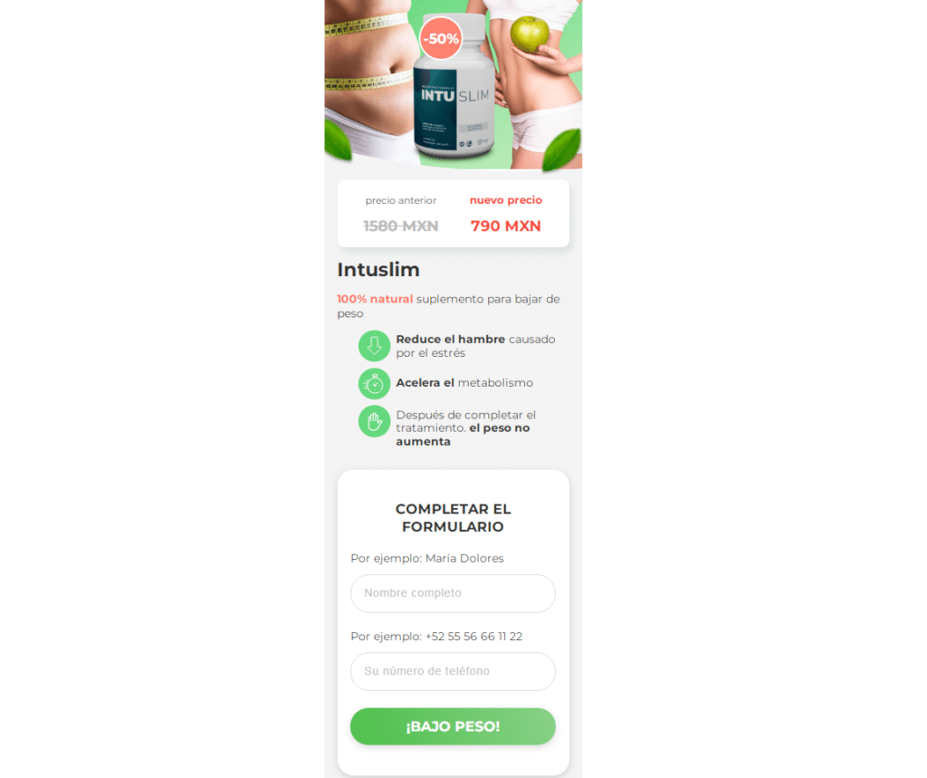 Intuslim Beneficios
