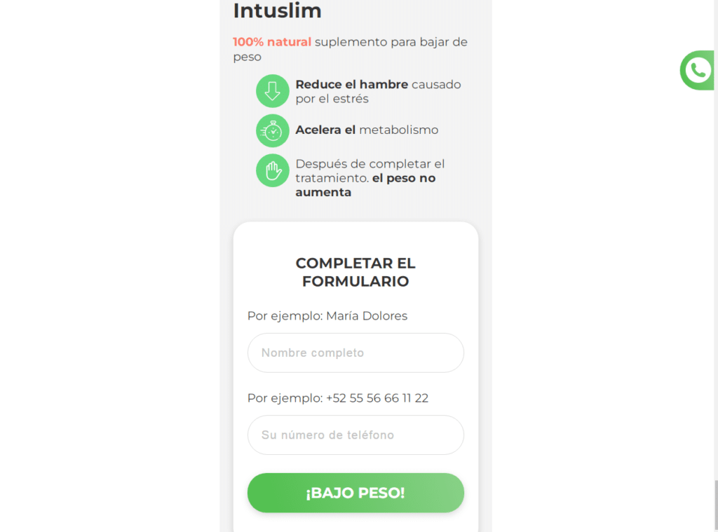 Intuslim Precio