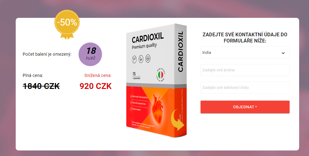 Cardioxil VÃ½hody