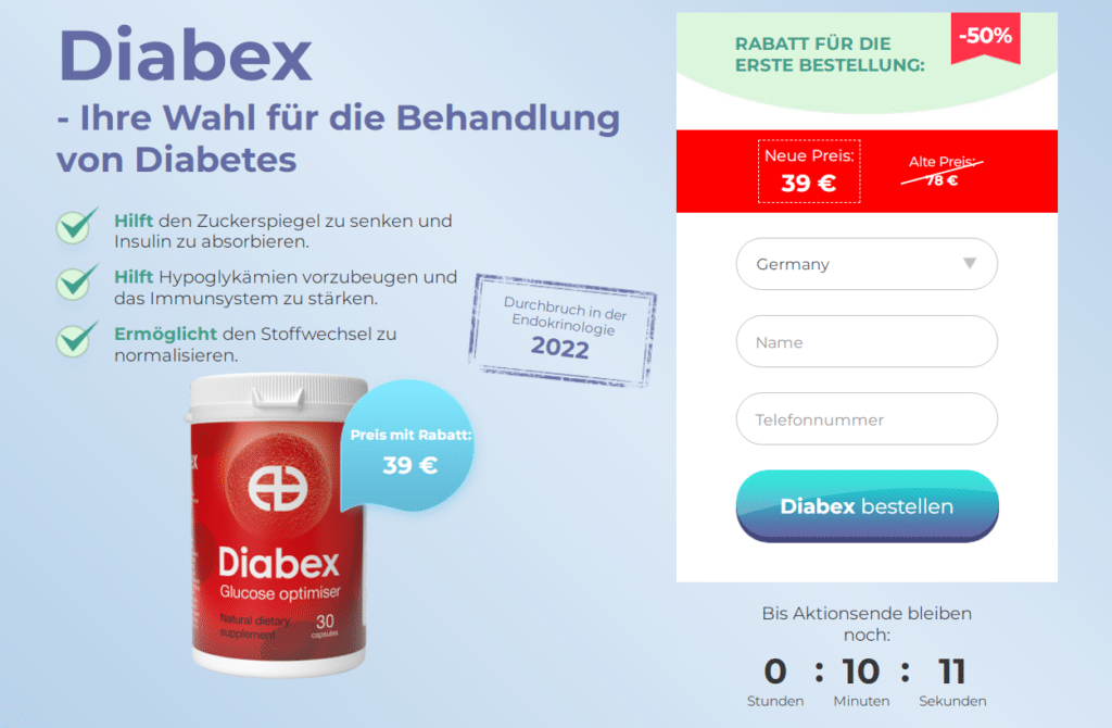 Diabex Vorteile