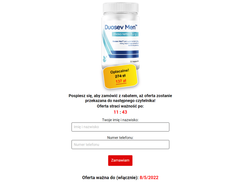 Duosev Men kapsuÅ‚a