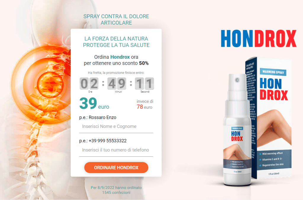 Hondrox Benefici