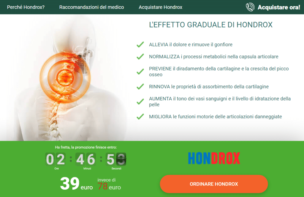 Hondrox Prezzo