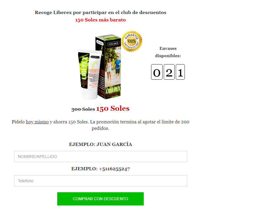 Liberex crema ReseÃ±as