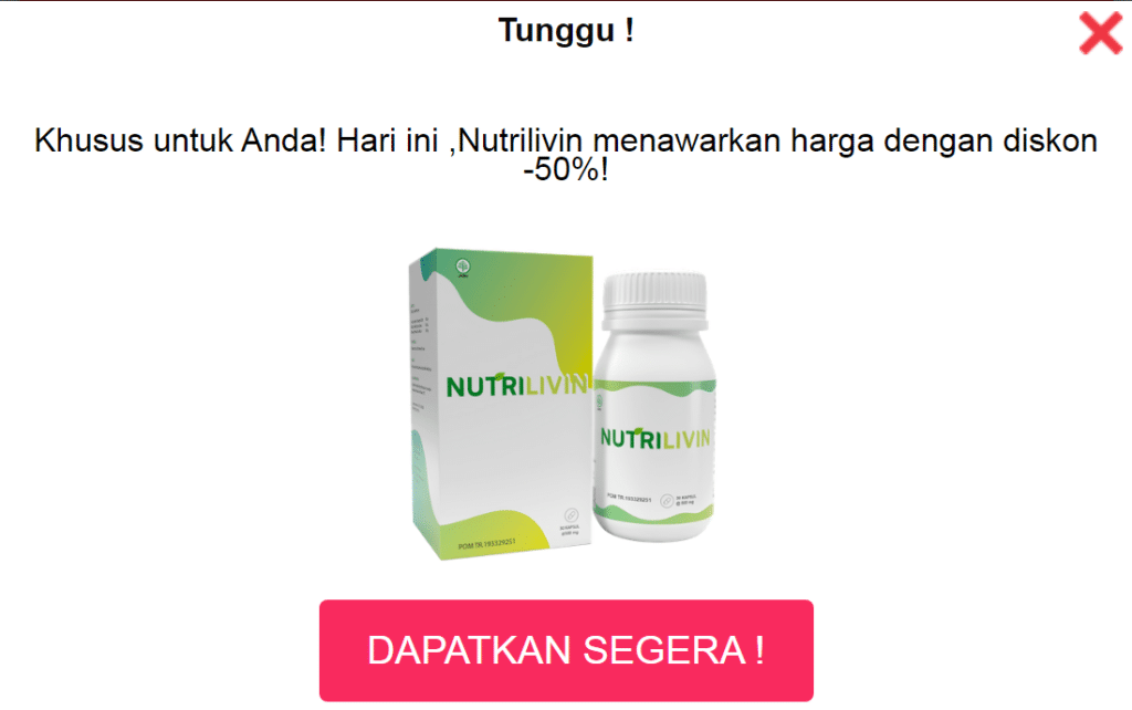 Nutrilivin harga