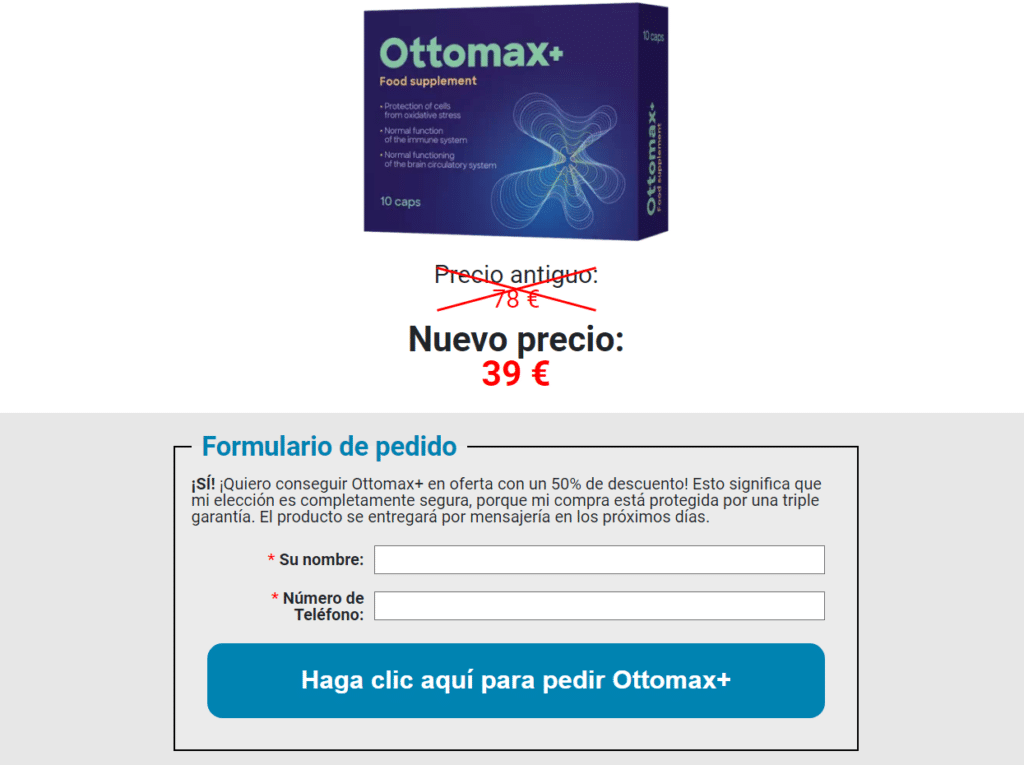 Ottomax+ cápsula