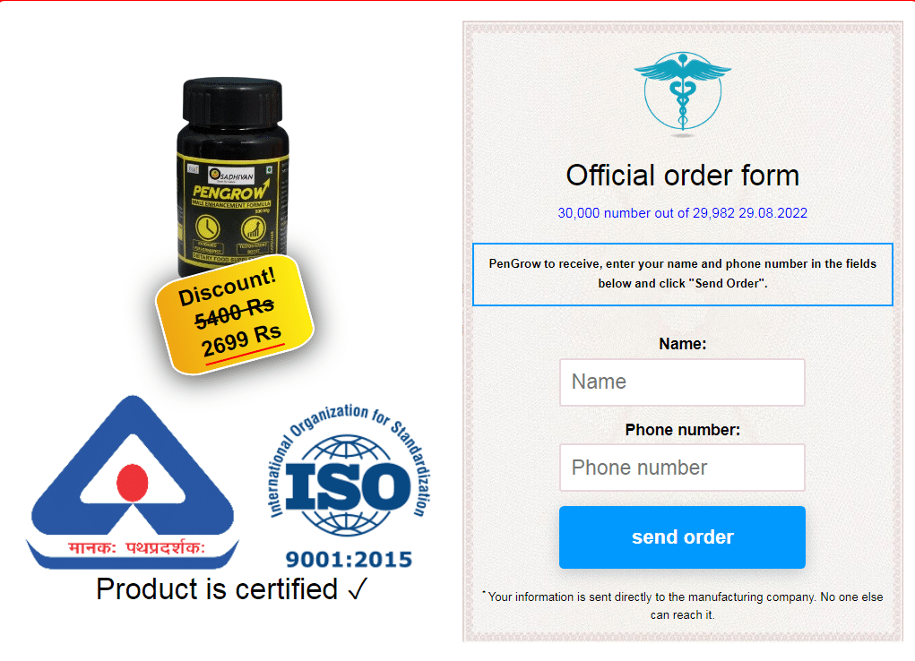 PenGrow Male Enhancement Capsule india
