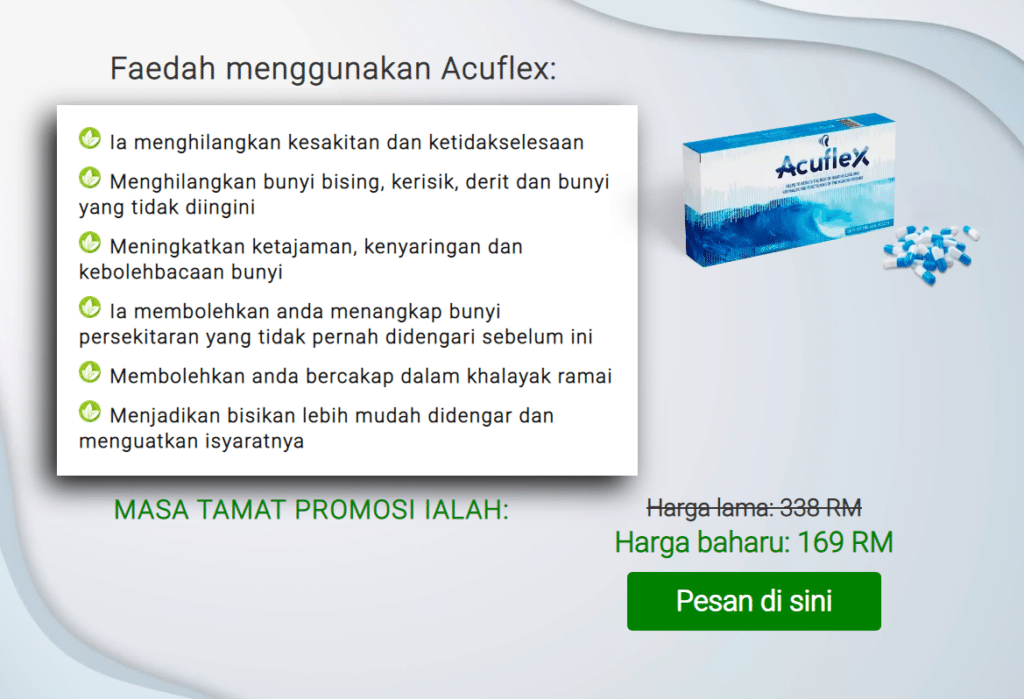 Acuflex bahan-bahan