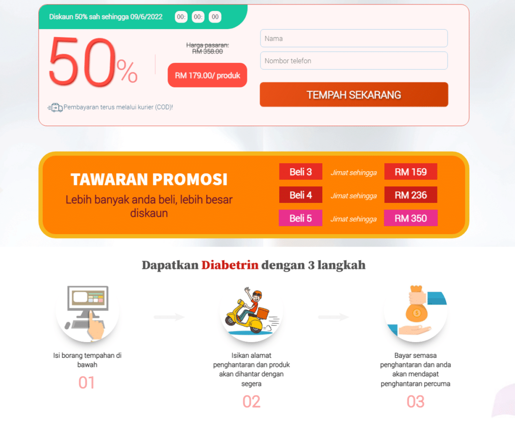 Diabetrin harga