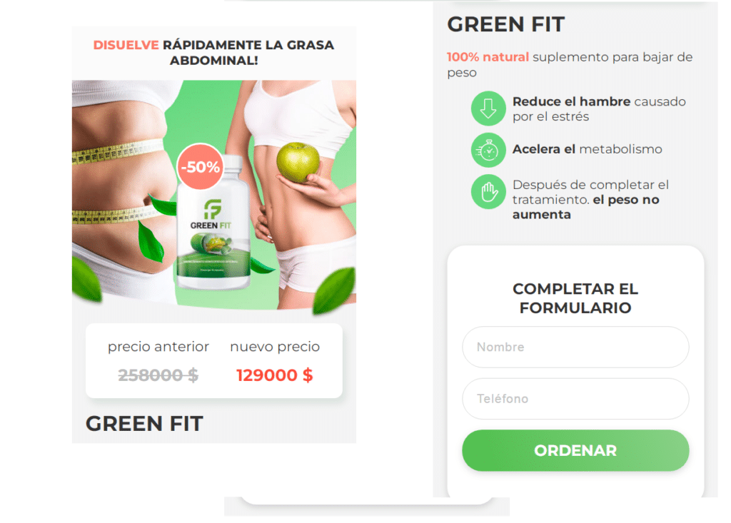 Green Fit cápsula