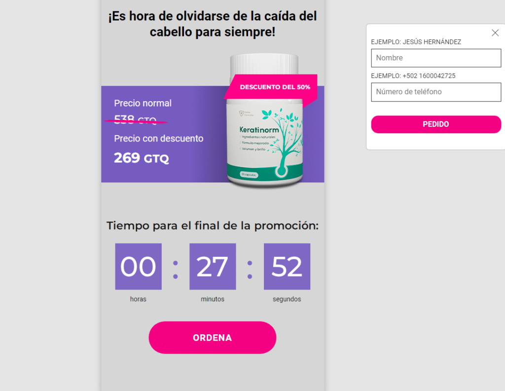 Keratinorm Guatemala