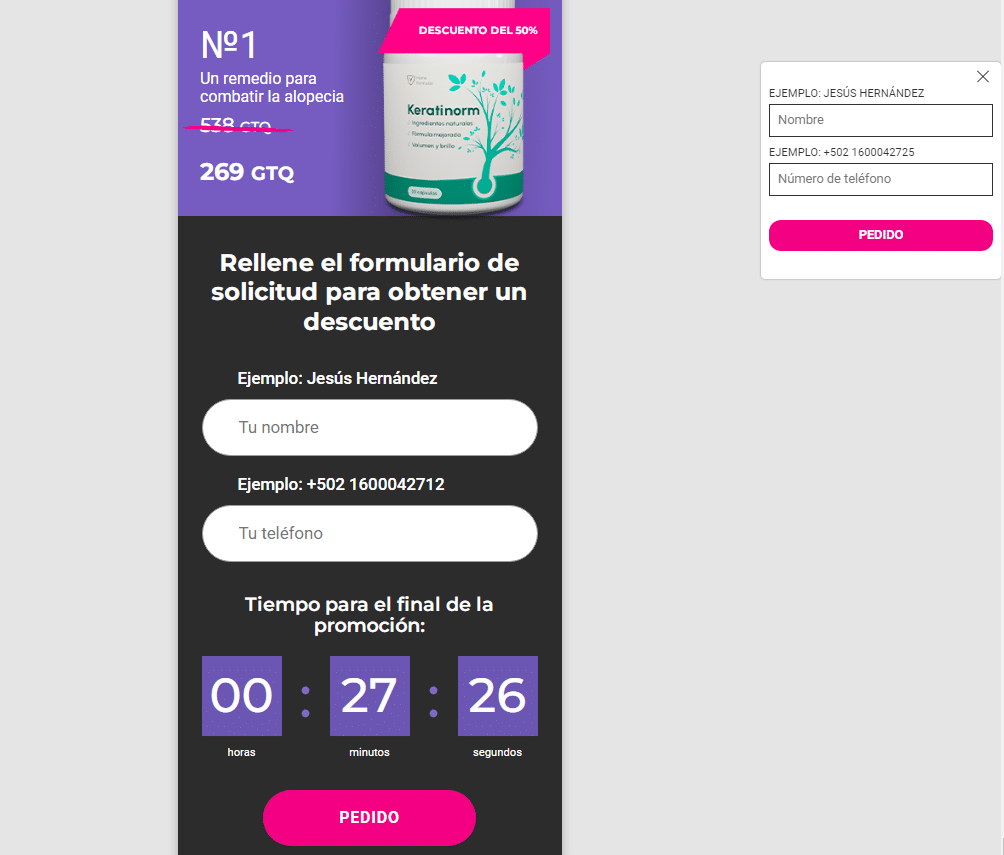 Keratinorm Guatemala