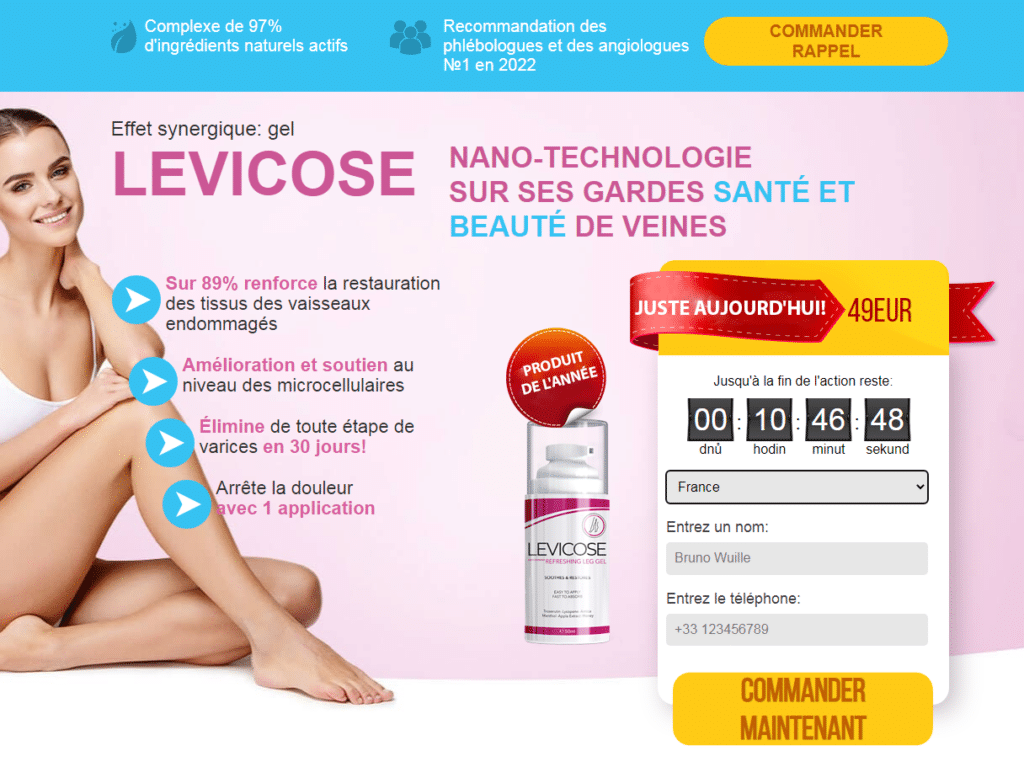 Levicose Avantages