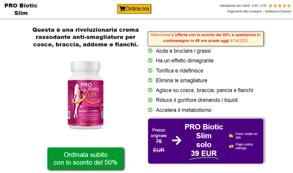 PRO Biotic Slim italy
