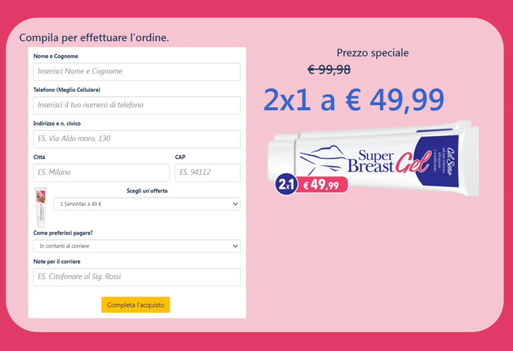 Super Breast Gel Italy