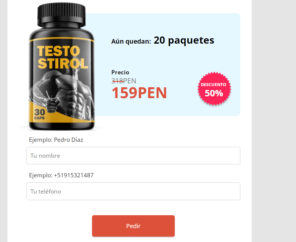 Testostirol reseÃ±as