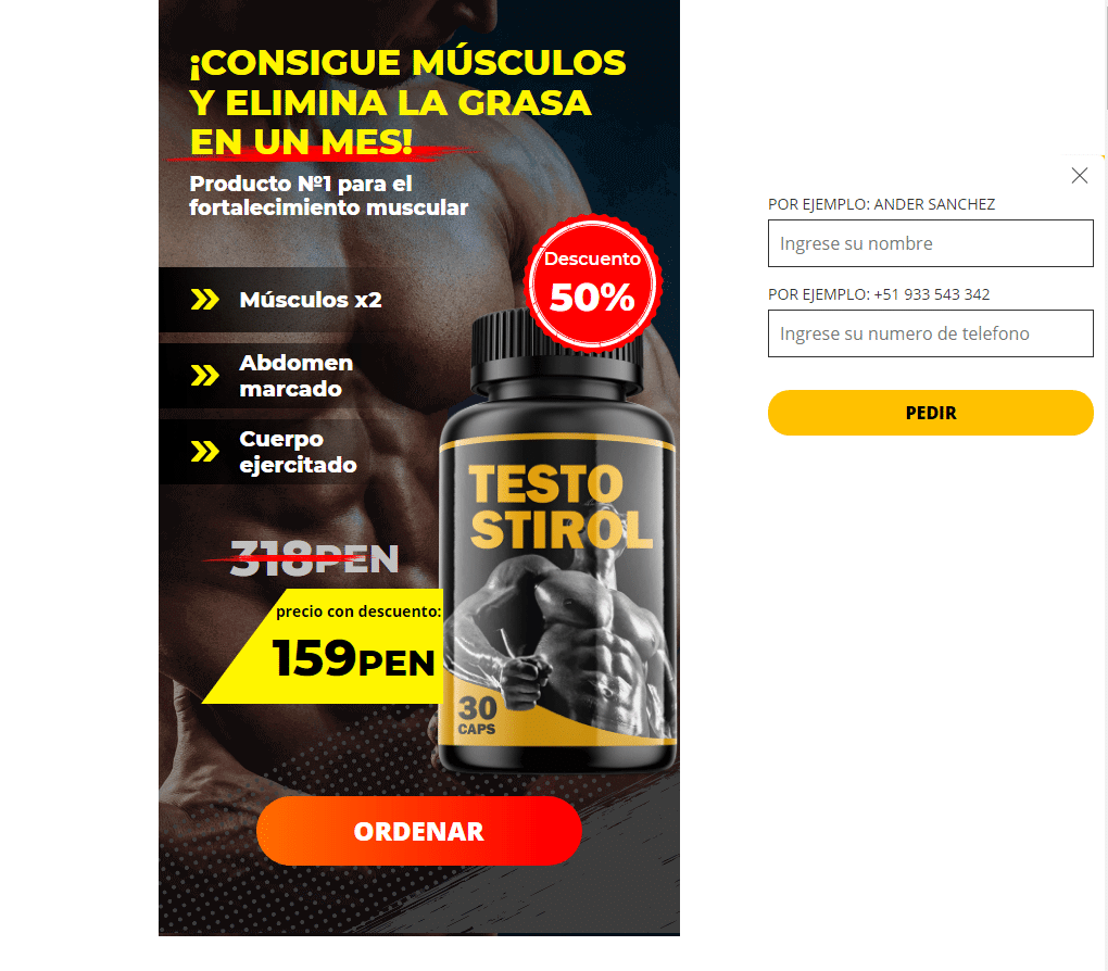 Testostirol cÃ¡psula