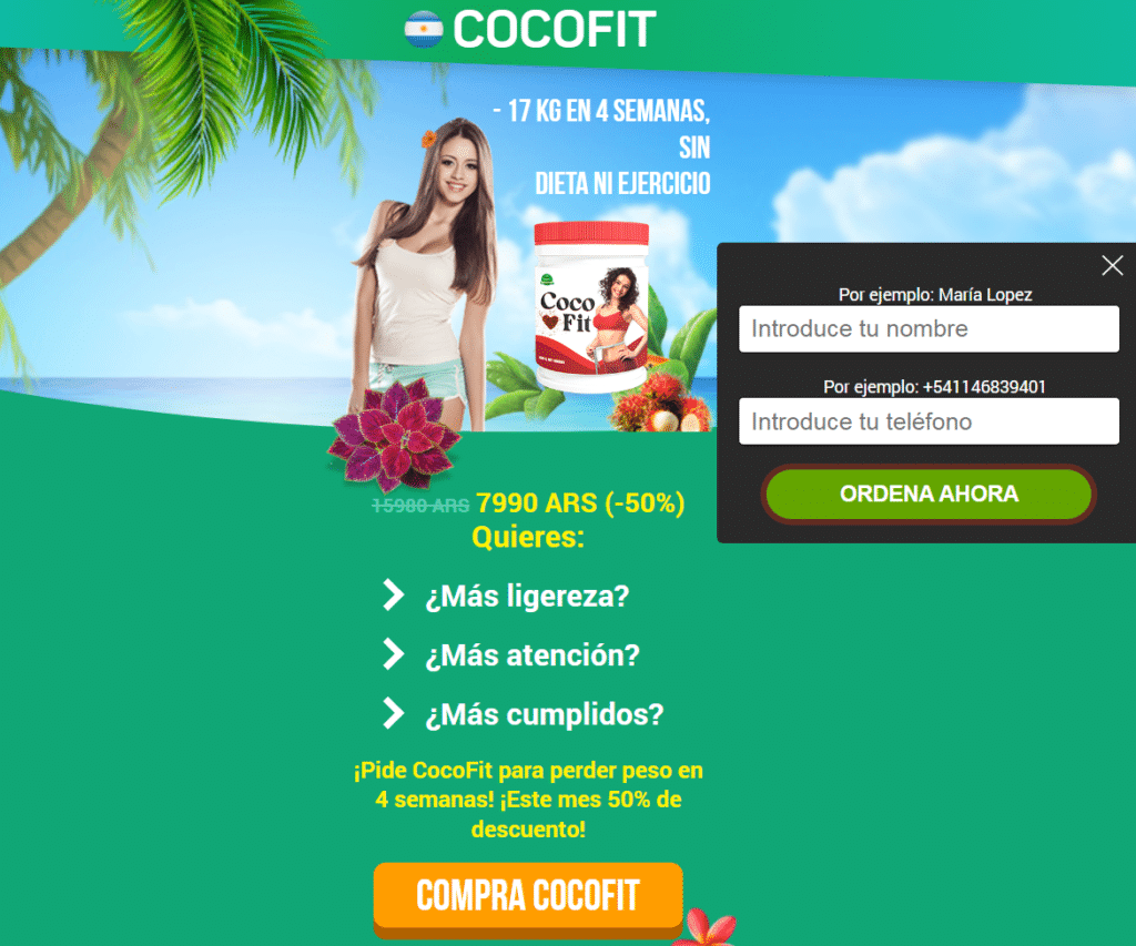 Coco fit Beneficios