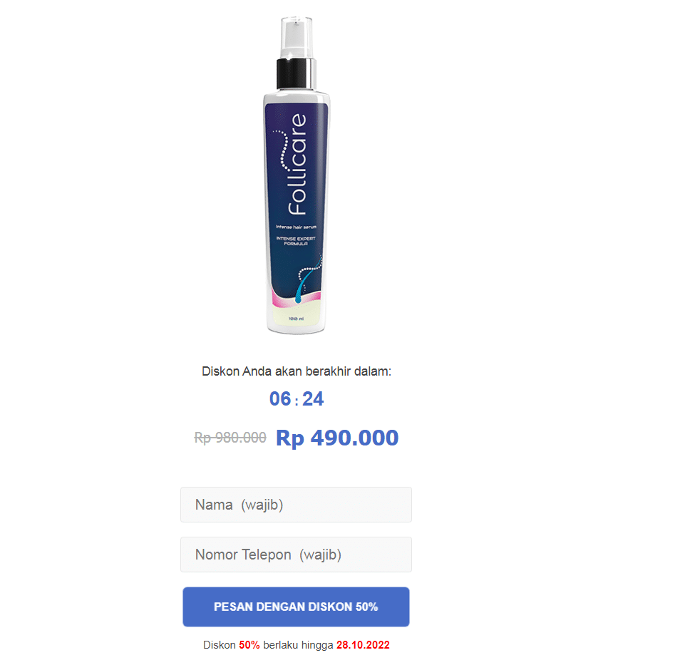 Follicare serum