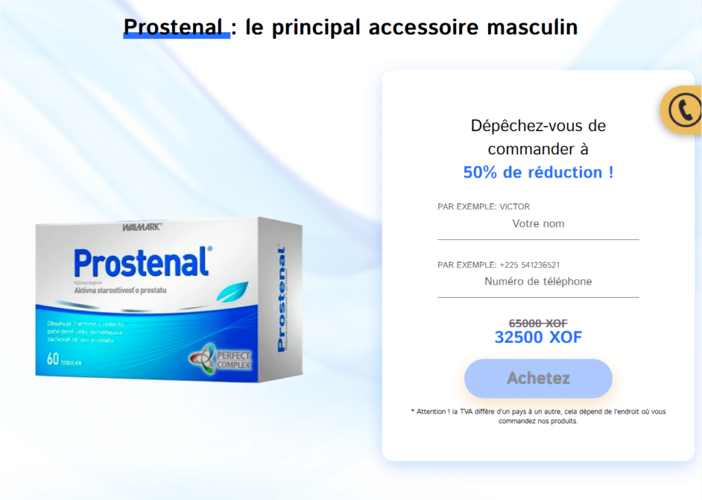 Prostenal Avantages