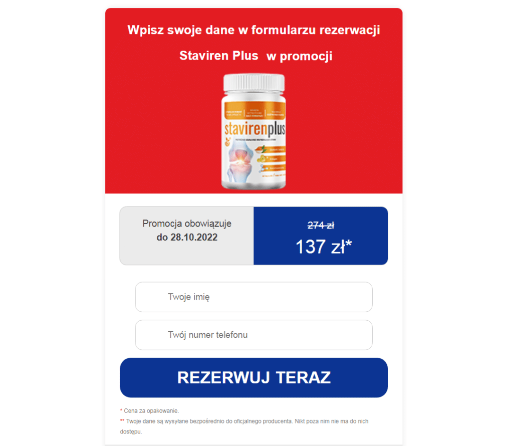 Staviren Plus Korzyści