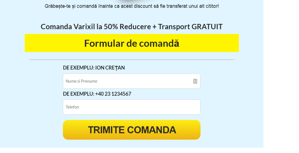 Varixil Forte Preț