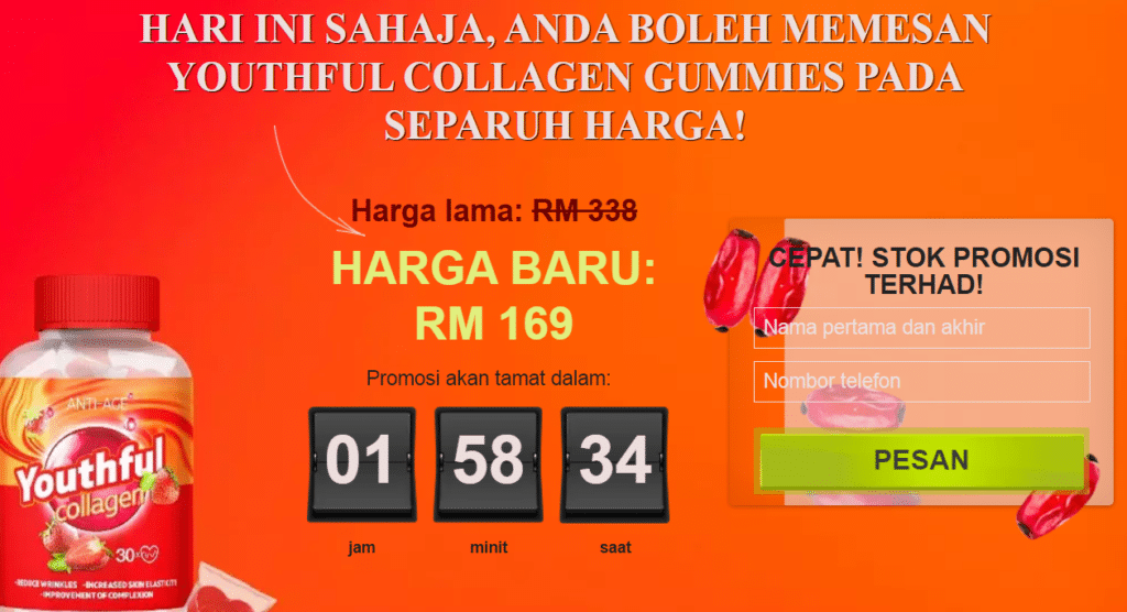Youthful collagen Faedah