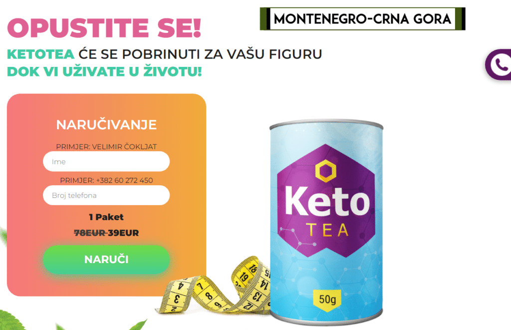 Ketotea Prednosti