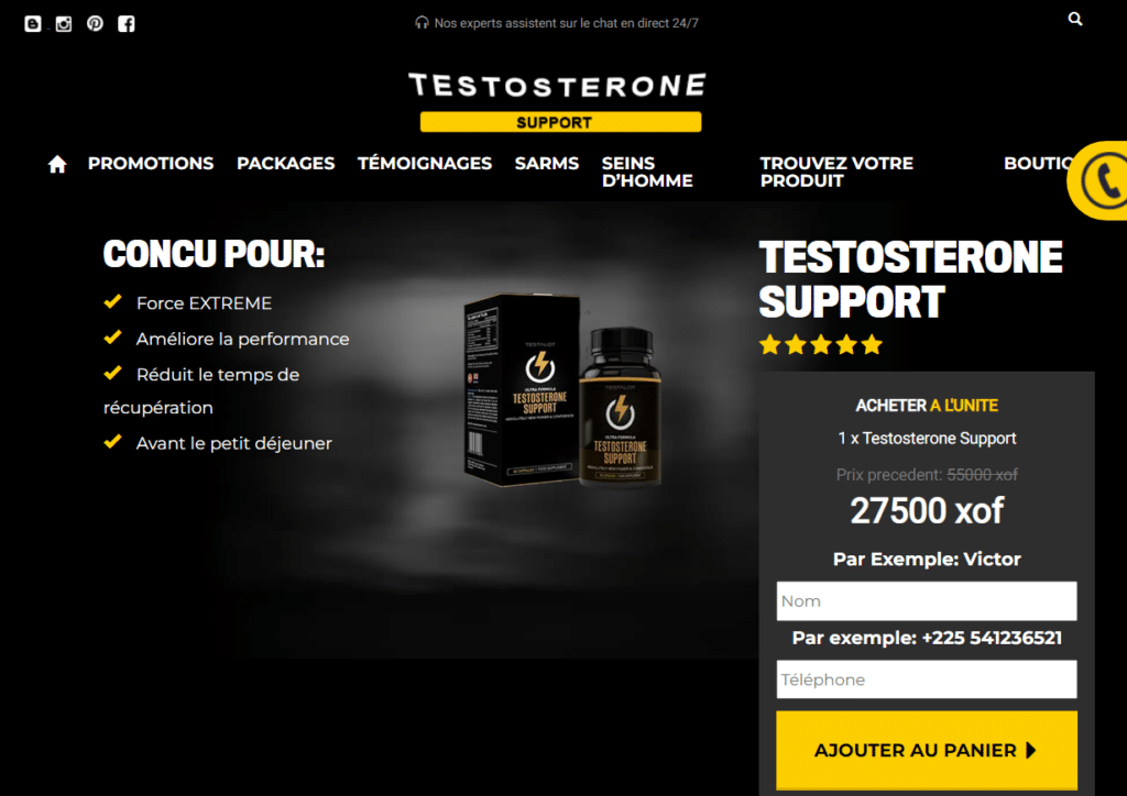 Testosterone Support